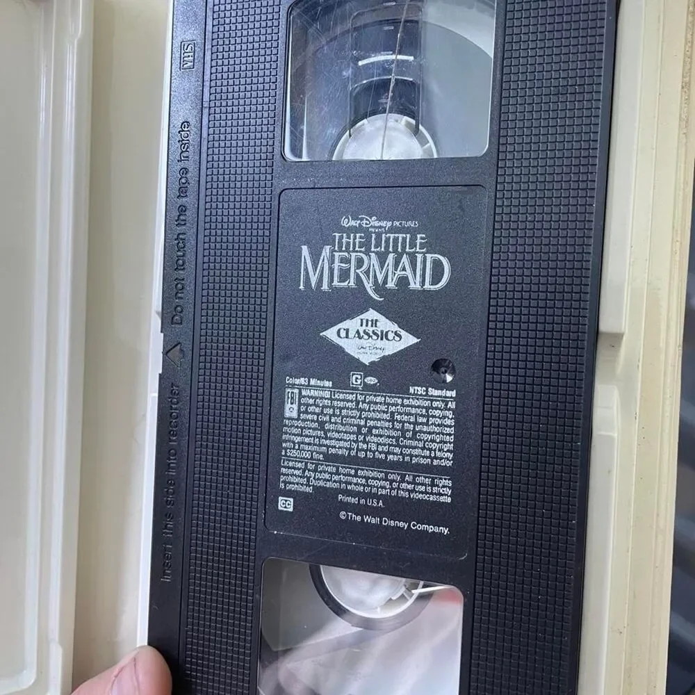 Rare Banned Cover “The Little Mermaid” vintage VHS